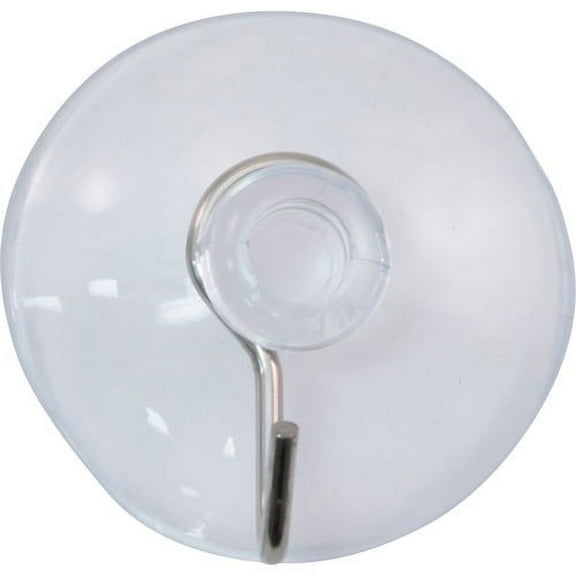 Advantus Metal Hook Suction Cup - for Glass, Tile, Metal, Kitchen, Classroom, Office - Metal - Clear - 25 / Box | Bundle of 10 Boxes