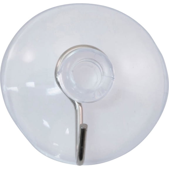 Advantus Metal Hook Suction Cup - for Glass, Tile, Metal, Kitchen, Classroom, Office - Metal - Clear - 25 / Box | Bundle of 2 Boxes