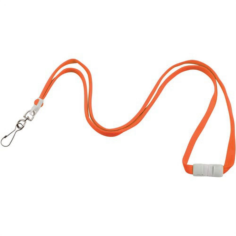 Advantus Neon Breakaway Lanyard - 12 / Pack - 0.5 Advantus Neon Breakaway Lanyard - 12 / Pack - 0.5