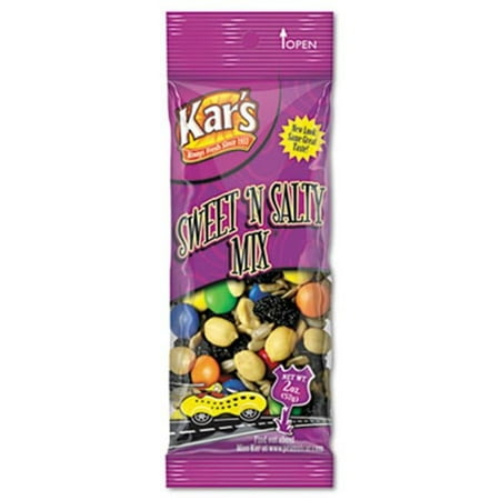 Advantus Nuts Caddy Sweet 'N Salty Mix 2 oz Packets 24 Packets/Caddy