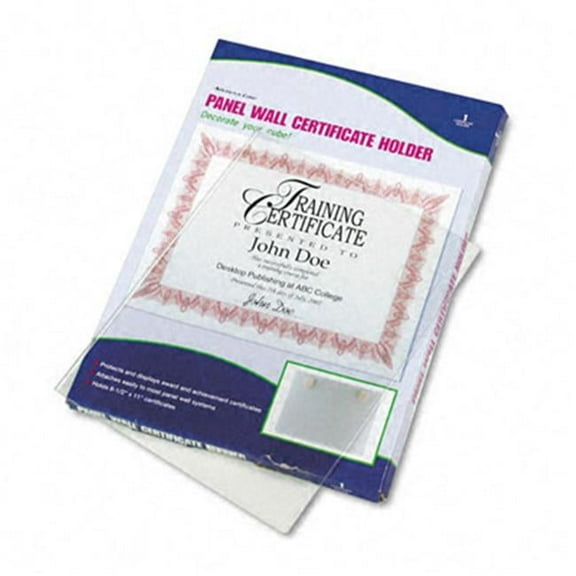 Advantus  Panel Wall Acrylic Frame  11w x 8-1/2h  Clear