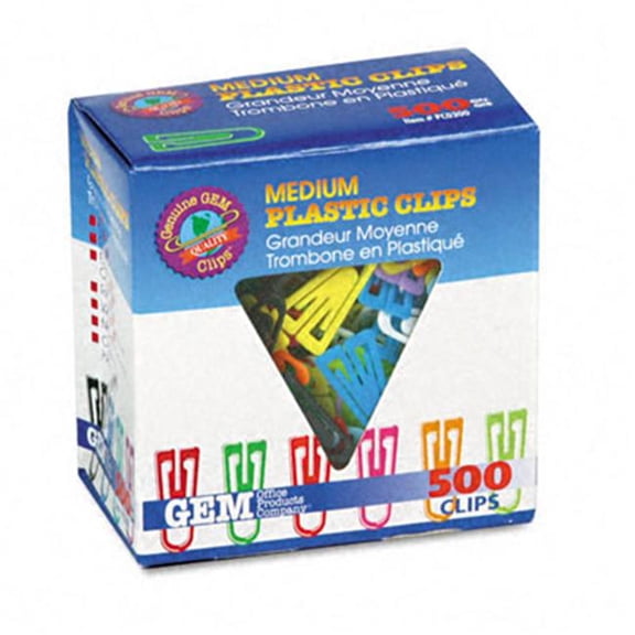 Advantus  Paper Clips - Assorted Colors - Medium Size