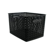 Advantus Plastic Weave Bin, Large