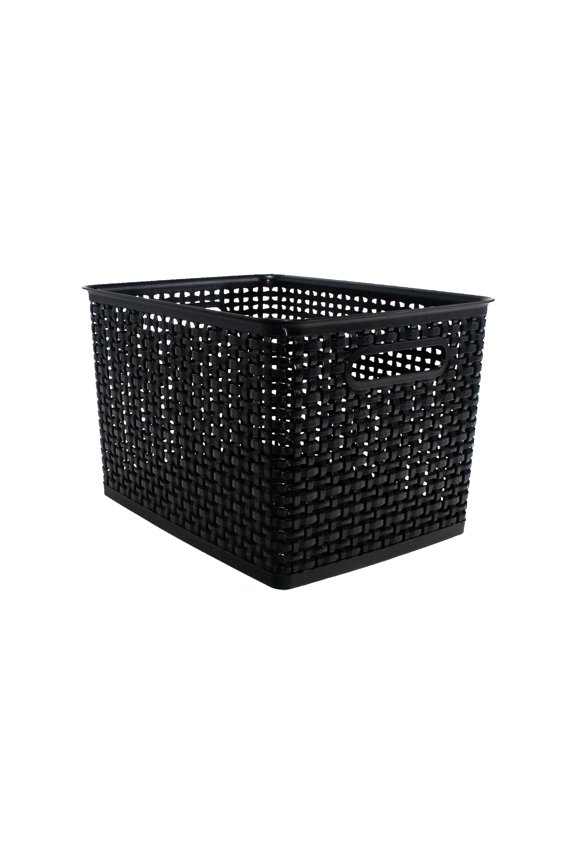 Plastic Weave Bin, Large