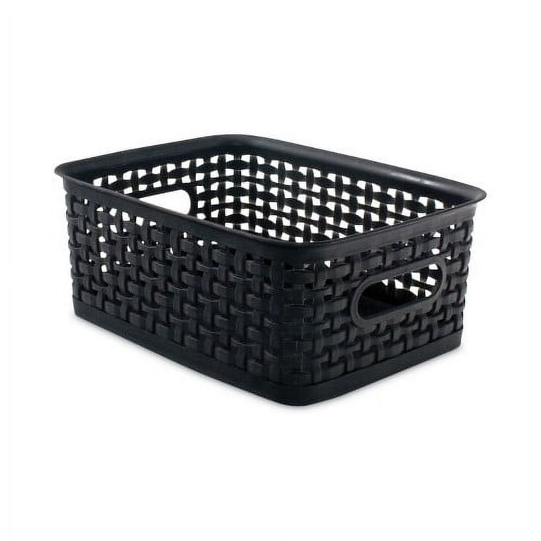 Plastic Weave Bin, Small, 10 Plastic Weave Bin, Small, 10