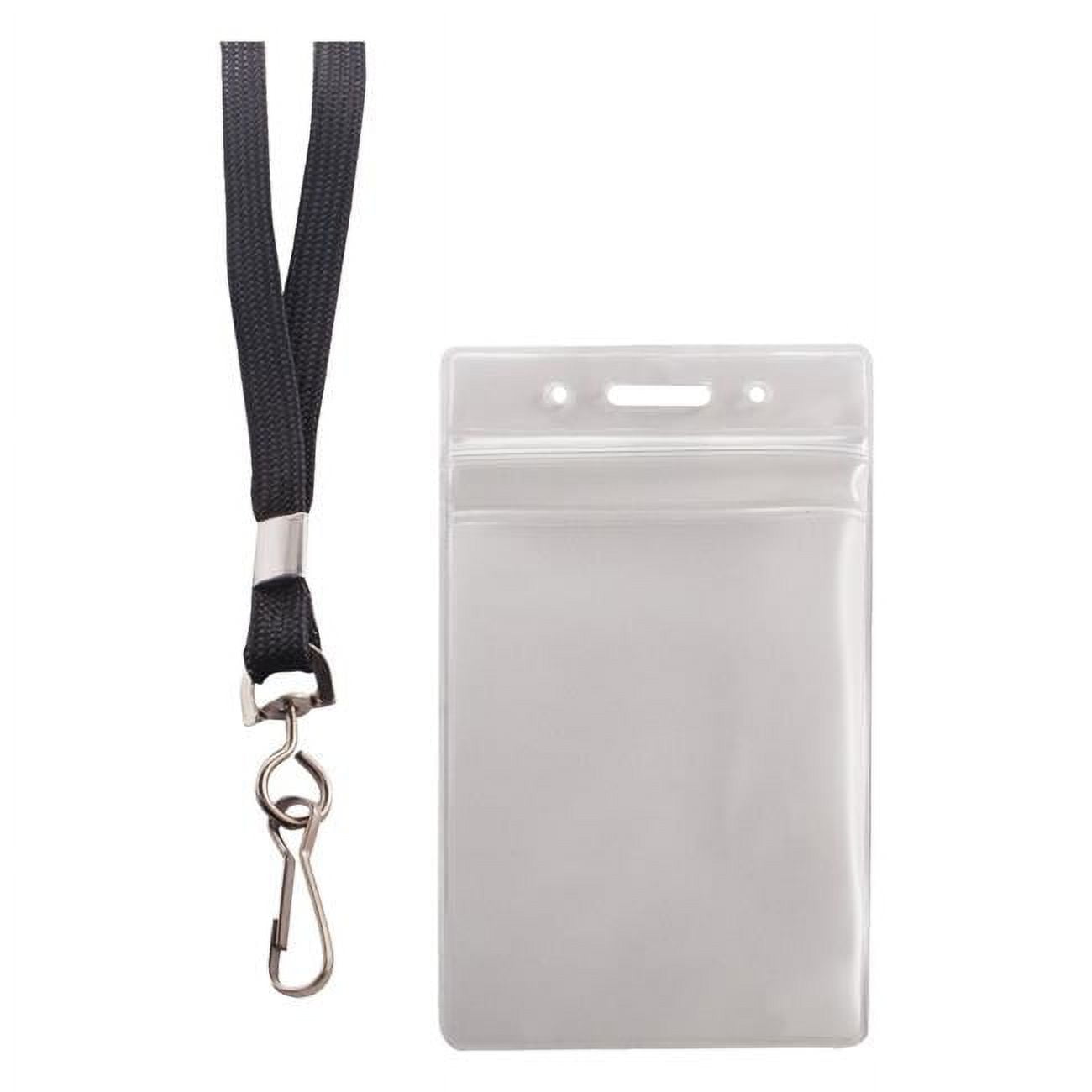 Advantus Resealable Id Badge Holder Clear