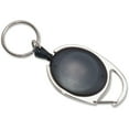 thumbnail image 1 of Advantus Retractable Carabiner Style Reel with Key Ring, Smoke, 6 Count, 1 of 3