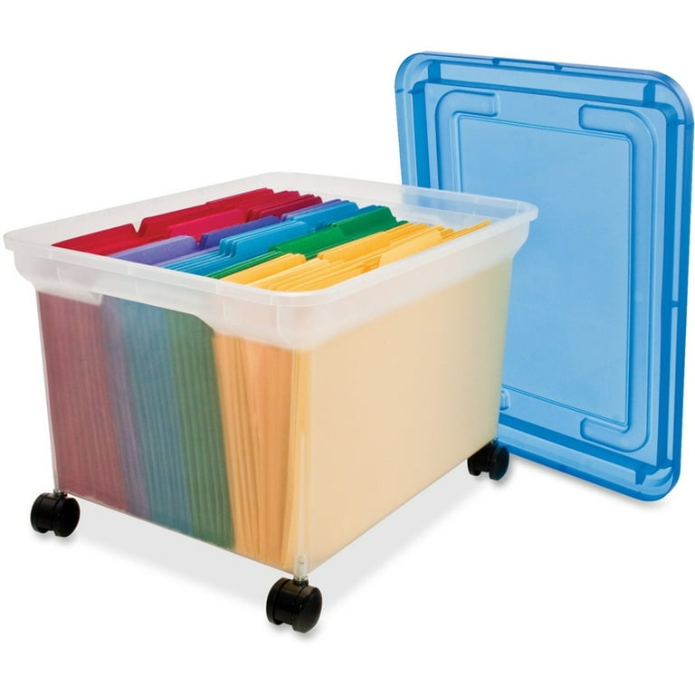 Wheeled cheap file tote