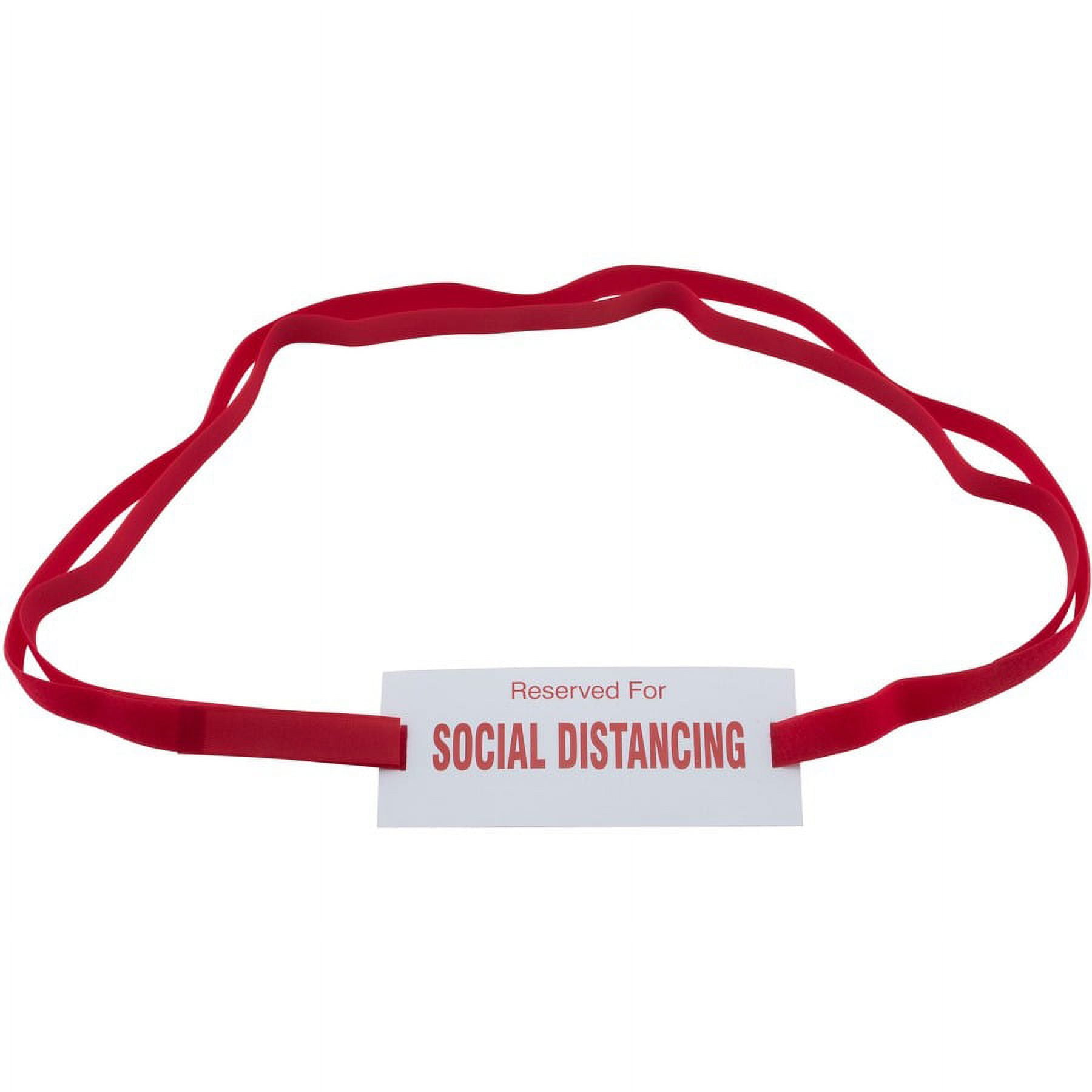 Advantus Social Distancing Chair Strap Sign - 10 / Box - Reserved for Social Distancing Print/Message - Laminated, Adjustable - Multicolor Advantus Social Distancing Chair Strap Sign - 10 / Box - Reserved for Social Distancing Print/Message - Laminated, Adjustable - Multicolor
