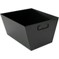 thumbnail image 1 of Advantus Steel File and Storage Bin, Letter, 12 1/8 x 11 1/4 x 7 3/8, Black, 1 of 3