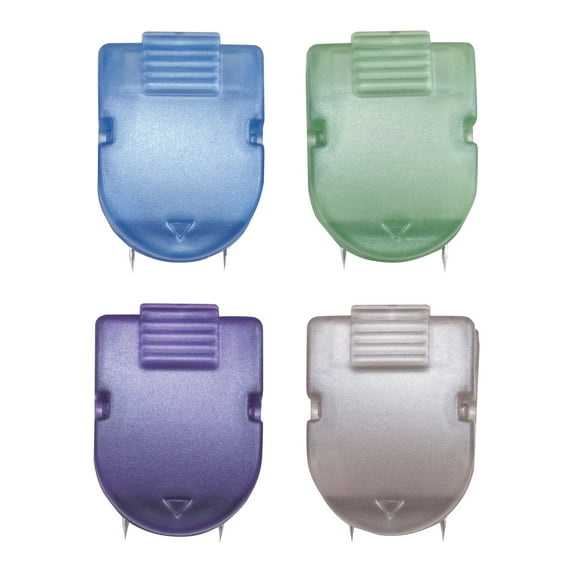 Advantus Stylish Panel Wall Clips, Metallic Colors, 20 Pieces