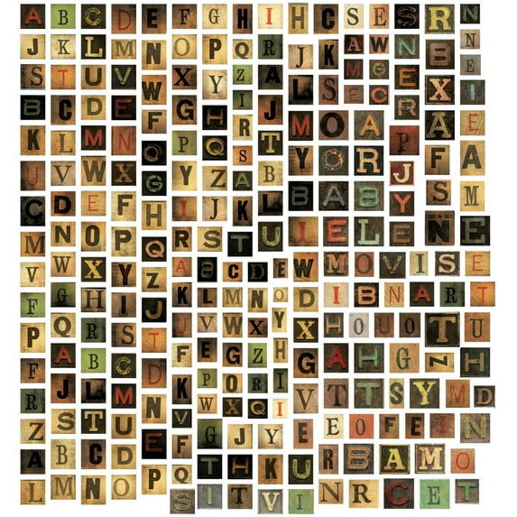 Advantus Tim Holtz Idea-Ology Alpha Tiles