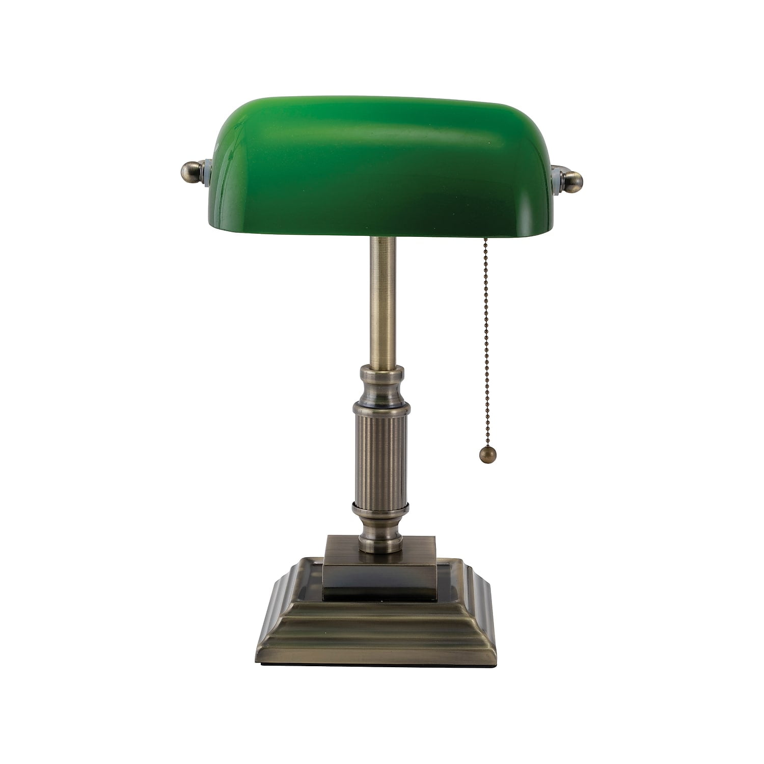 V-Light LED Desk Lamp 14.75"H Green Antique Bronze (9VS688029AB)