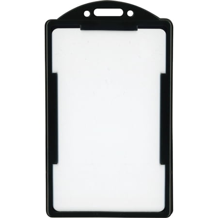 Advantus Vertical ID Card Holders, 2 1/8 x 3 3/8, Black, 25 per Pack -AVT75657