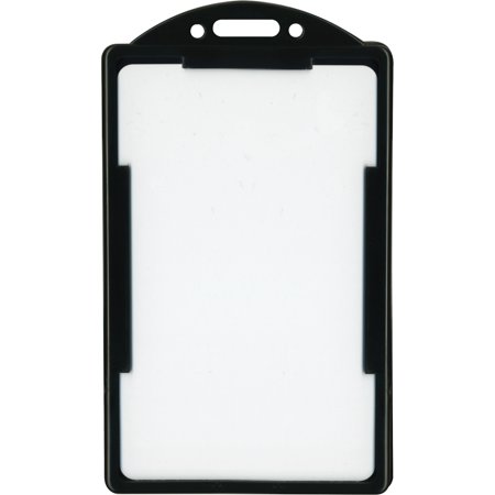 Advantus Vertical ID Card Holders, 2 1/8 x 3 3/8, Black, 25 per Pack -AVT75657