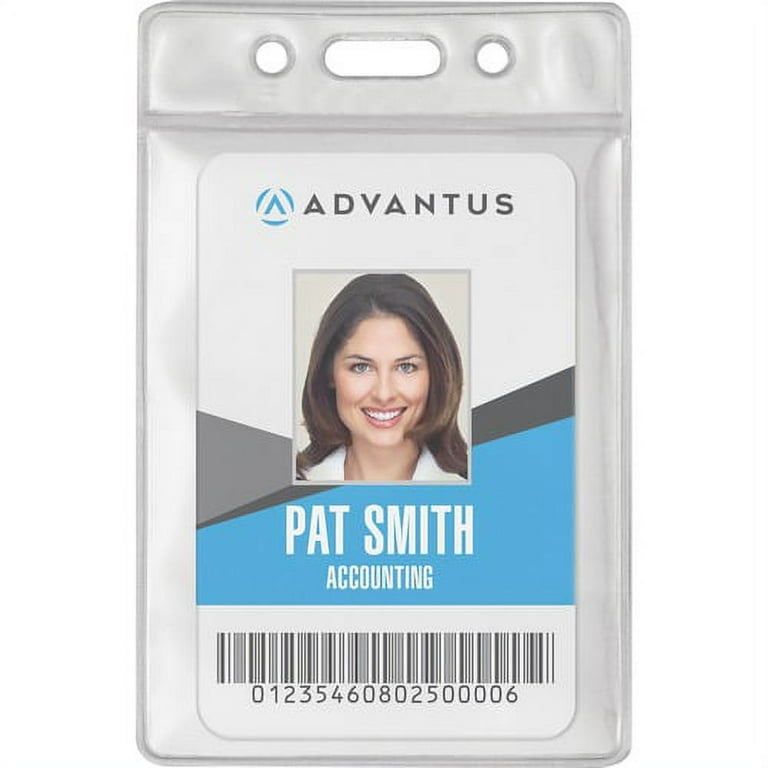 Advantus Vinyl ID Badge Holders - Support 3.50 Advantus Vinyl ID Badge Holders - Support 3.50
