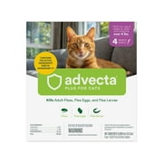 Advecta Plus Flea Protection for Large Cats, Fast-Acting Topical Flea Prevention, 4 Count