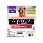 Advecta 3 Tick, Flea, and Mosquito Repellent and Treatment for Large Dogs, 4 Monthly Doses