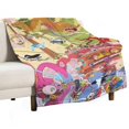 Adven_ture Ti_me Anime Throw Blanket Durable Manga Flannel Blanket Soft