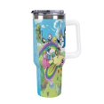Adven_ture Ti_me Anime Tumbler with Handle, Double Wall Stainless Steel
