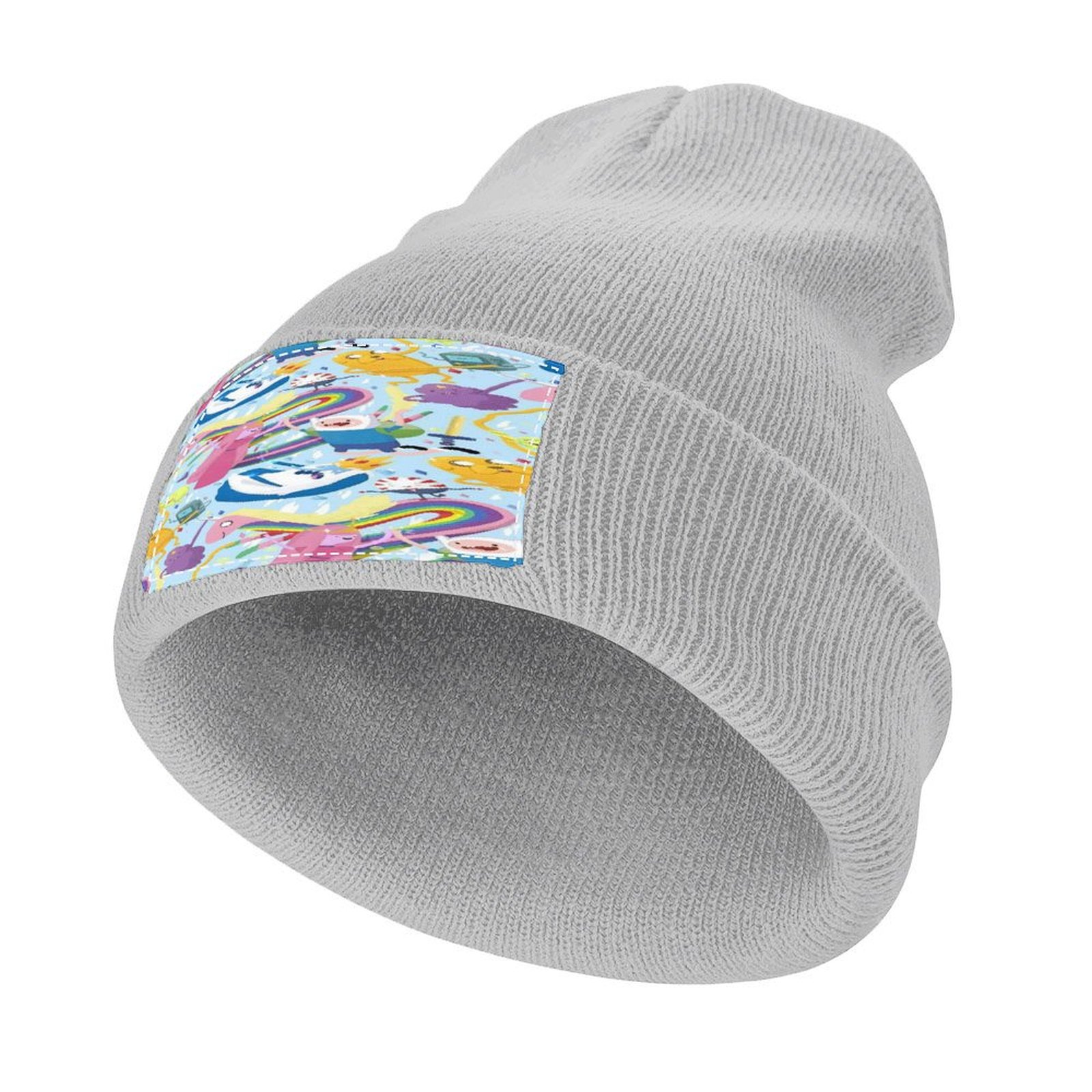 Adven_ture Ti_me Game Anime Cartoon Winter Beanie Hats Knitted Light