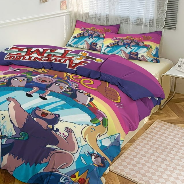 Adven_ture Ti_me Novelty Anime Cartoon Funny Bedding Sets Twin Duvet