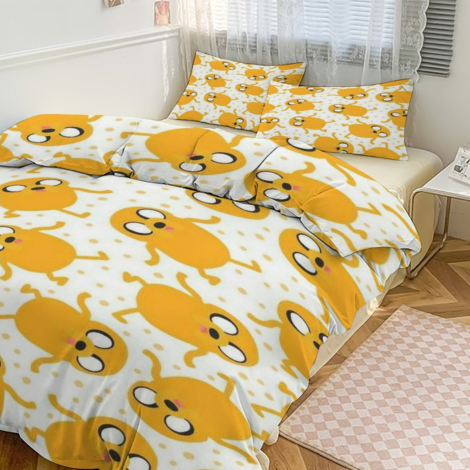 Adven_ture Ti_me Novelty Anime Cartoon Funny Bedding Sets Twin Duvet