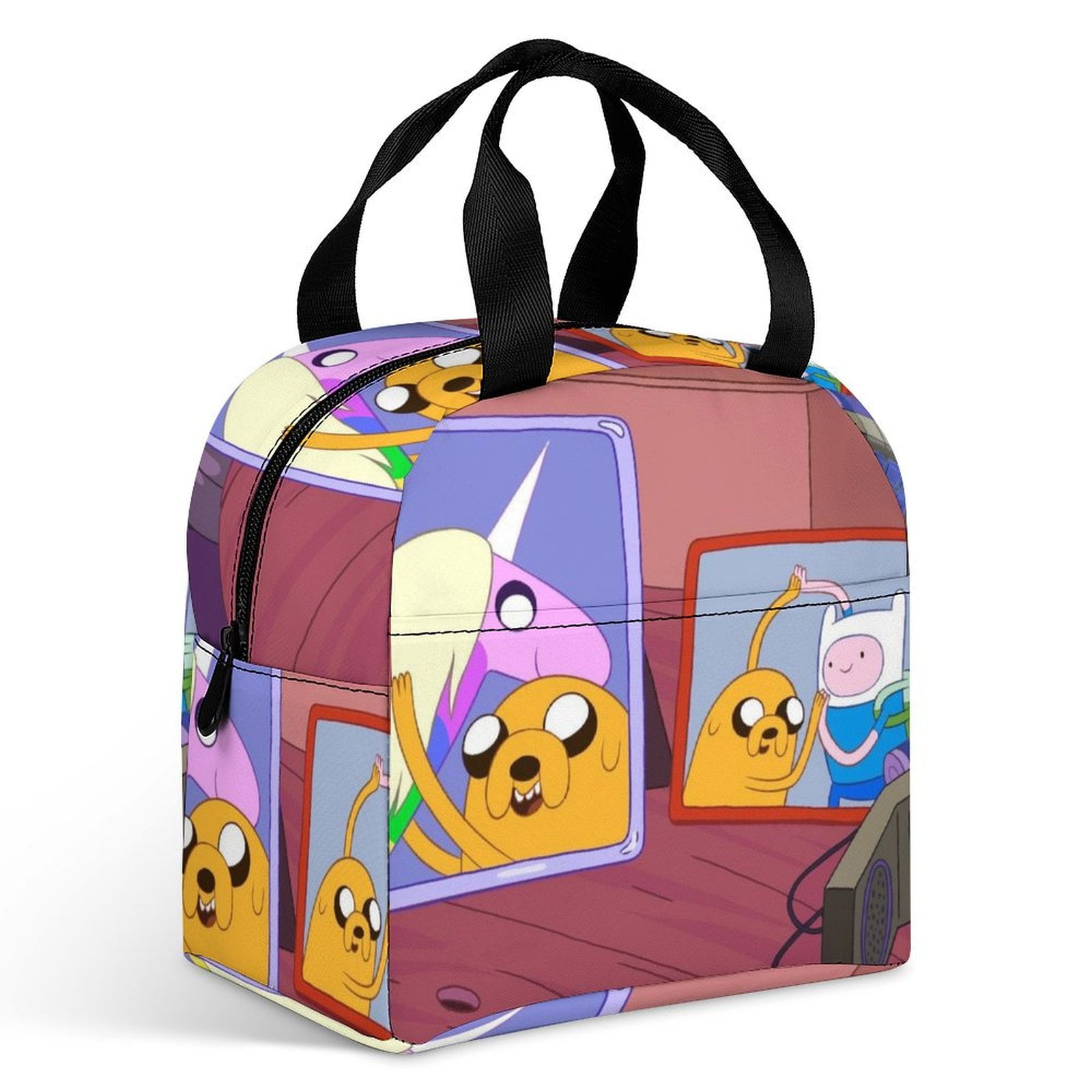 Adven_ture Ti_me Novelty Anime Insulated Lunch Box Reusable Lunch Bag