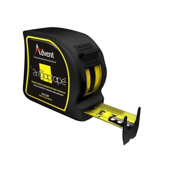 Advent - 2-In-1 Double Sided Gap Pocket Tape 5m/16ft (Width 25mm)