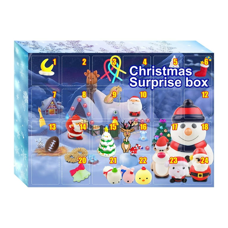 Advent Calendar 2021 24 Days Of Surprises Fidget Toys Bulk Christmas Holiday Countdown Advent Calendars With 24 Little Doors