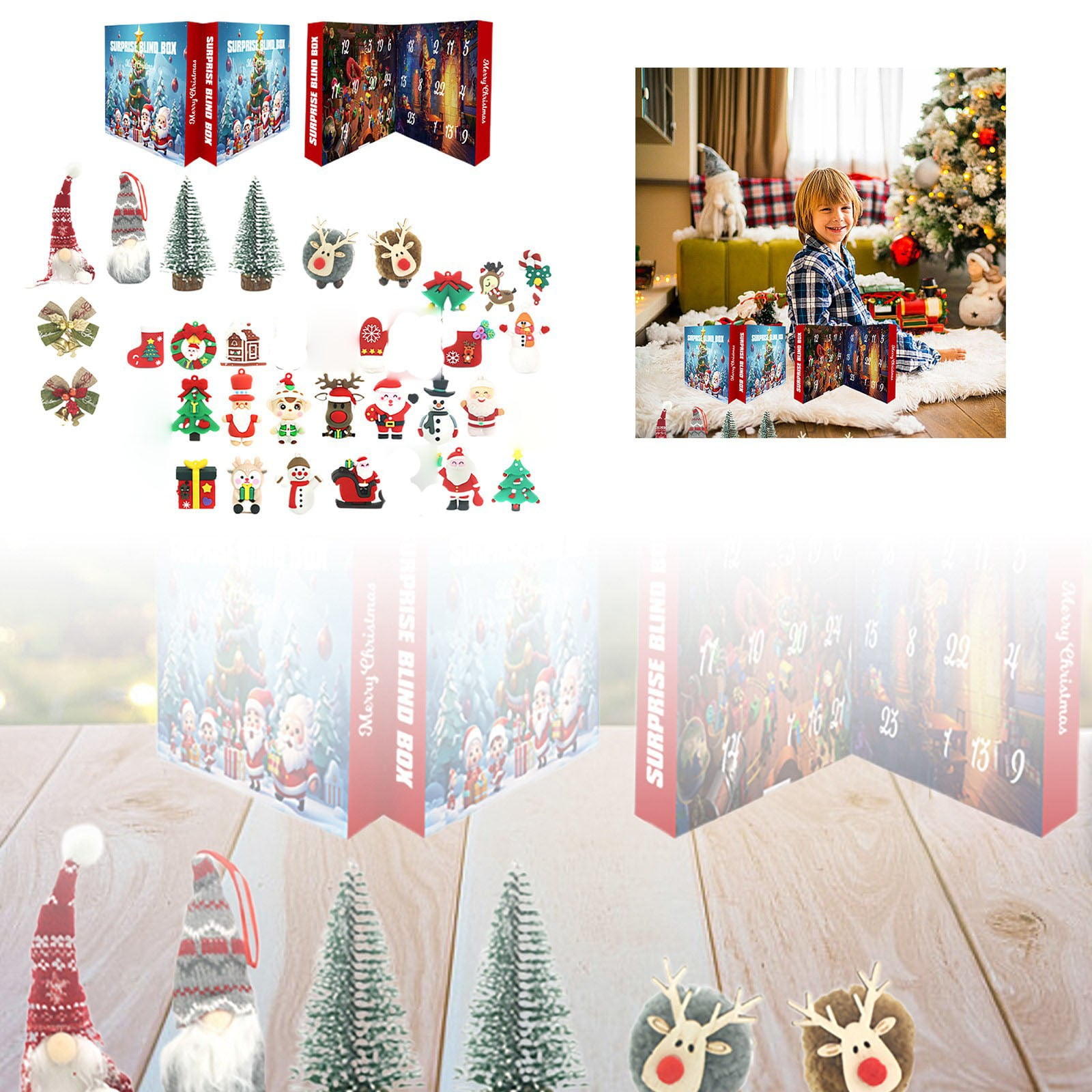Advent Calendar 2024, 24 Days Christmas Countdown Advent Calendar