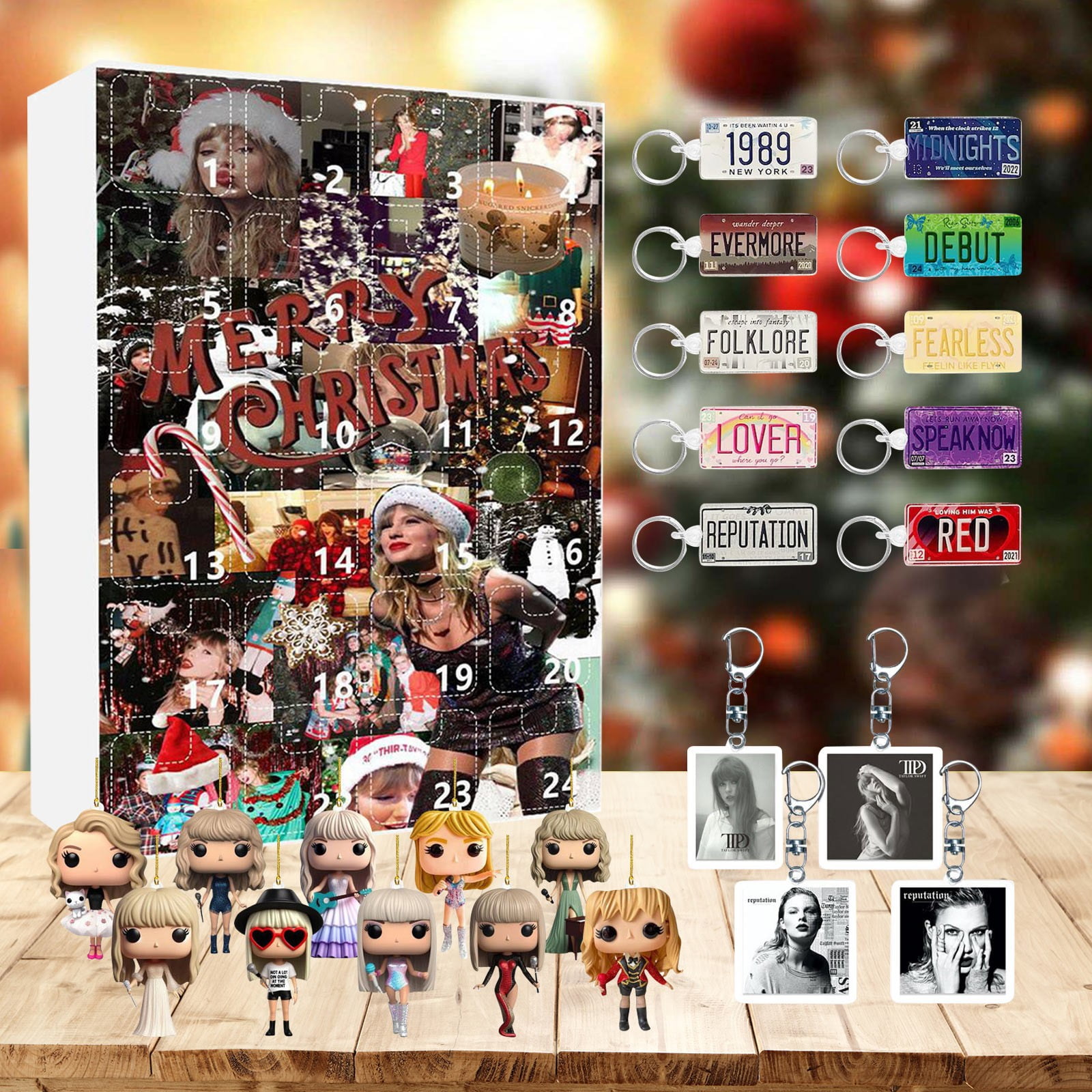 Advent Calendar 2024 Christamas Blind Box, Christmas Countdown Calendar
