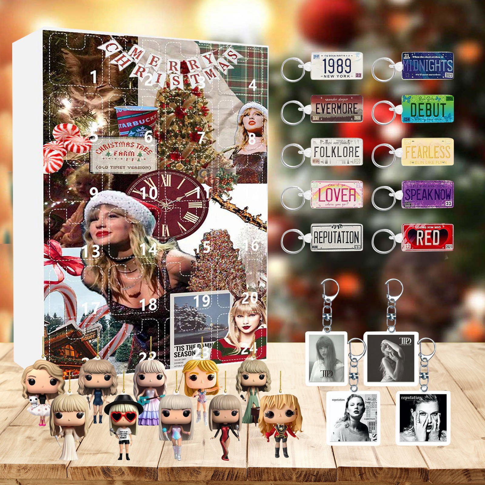 Advent Calendar 2024 Christamas Blind Box, Christmas Countdown Calendar