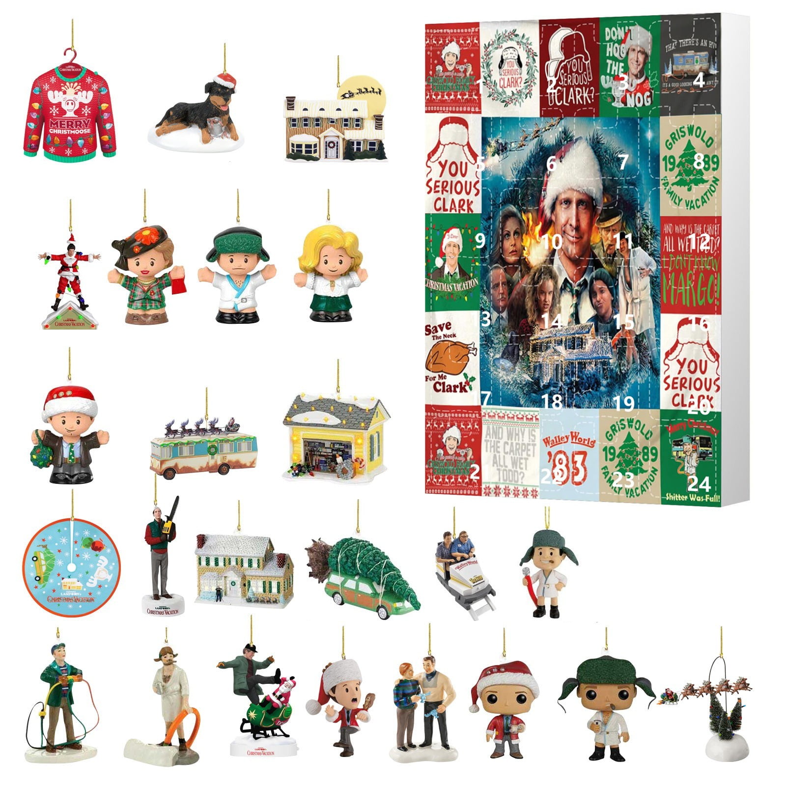 Advent Calendar 2024 Christamas Blind Box, Contains 24 Christmas
