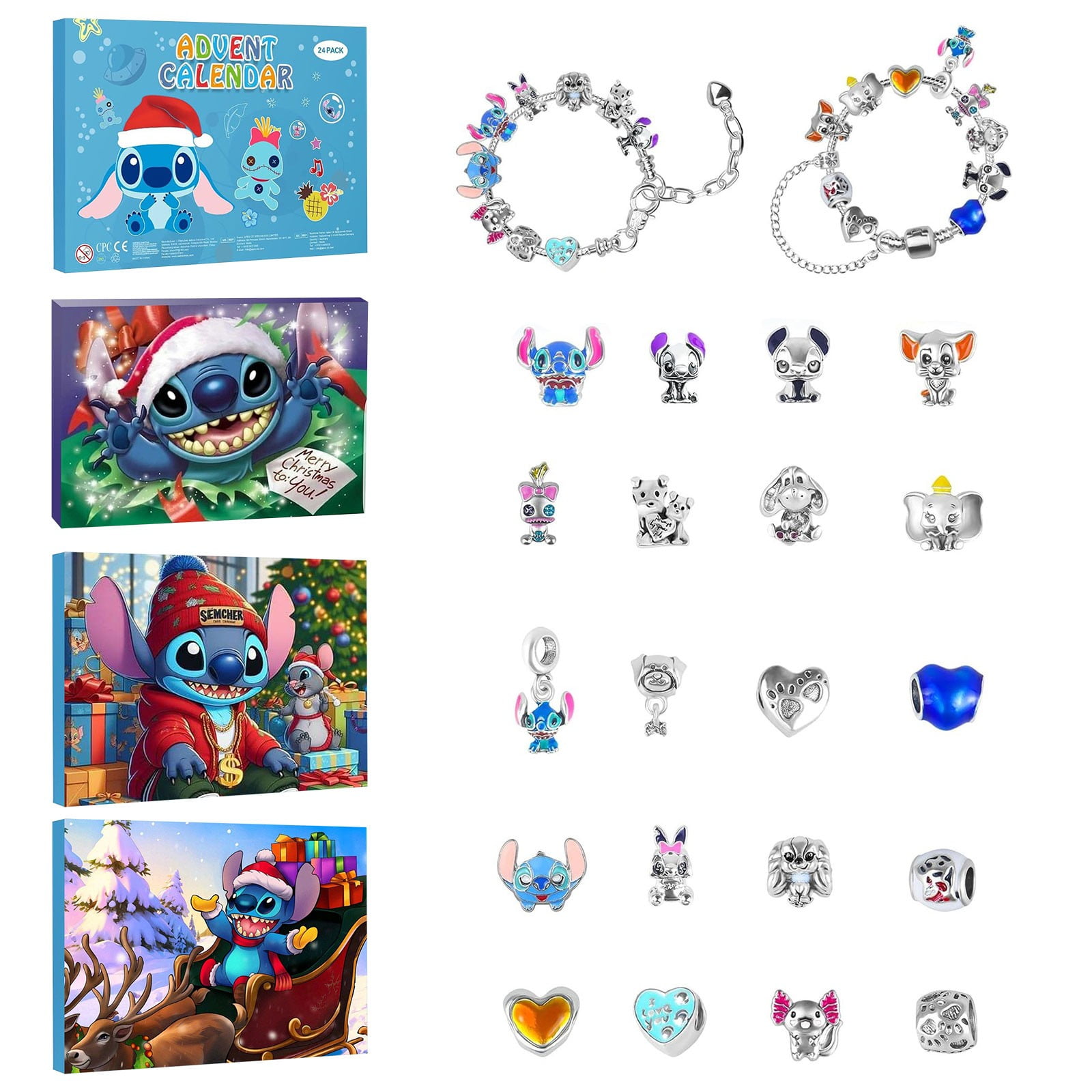 Advent Calendar 2024 Christmas Advent Calendar Bracelets for Girls 24