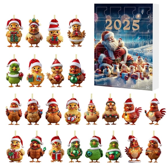 Advent Calendar 2025 Christmas Countdown Calendar Countdown 24 Days Calendar 2026 Planner Advent Calendar 2025 Kids Christmas Decorations