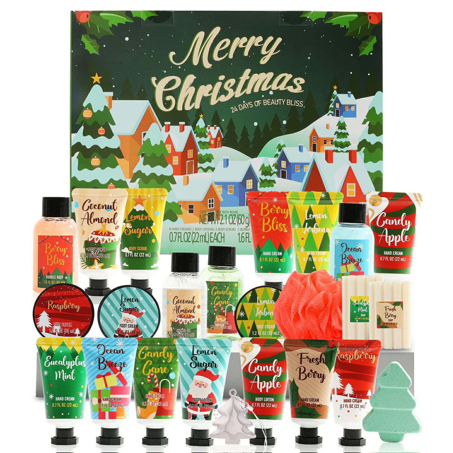 Walmart exclusive discounts  Christmas Advent Calendar 2025 Gifts for Women, 24 Pcs Xmas Countdown Gift Baskets Set for Holiday, Great Gift Idea