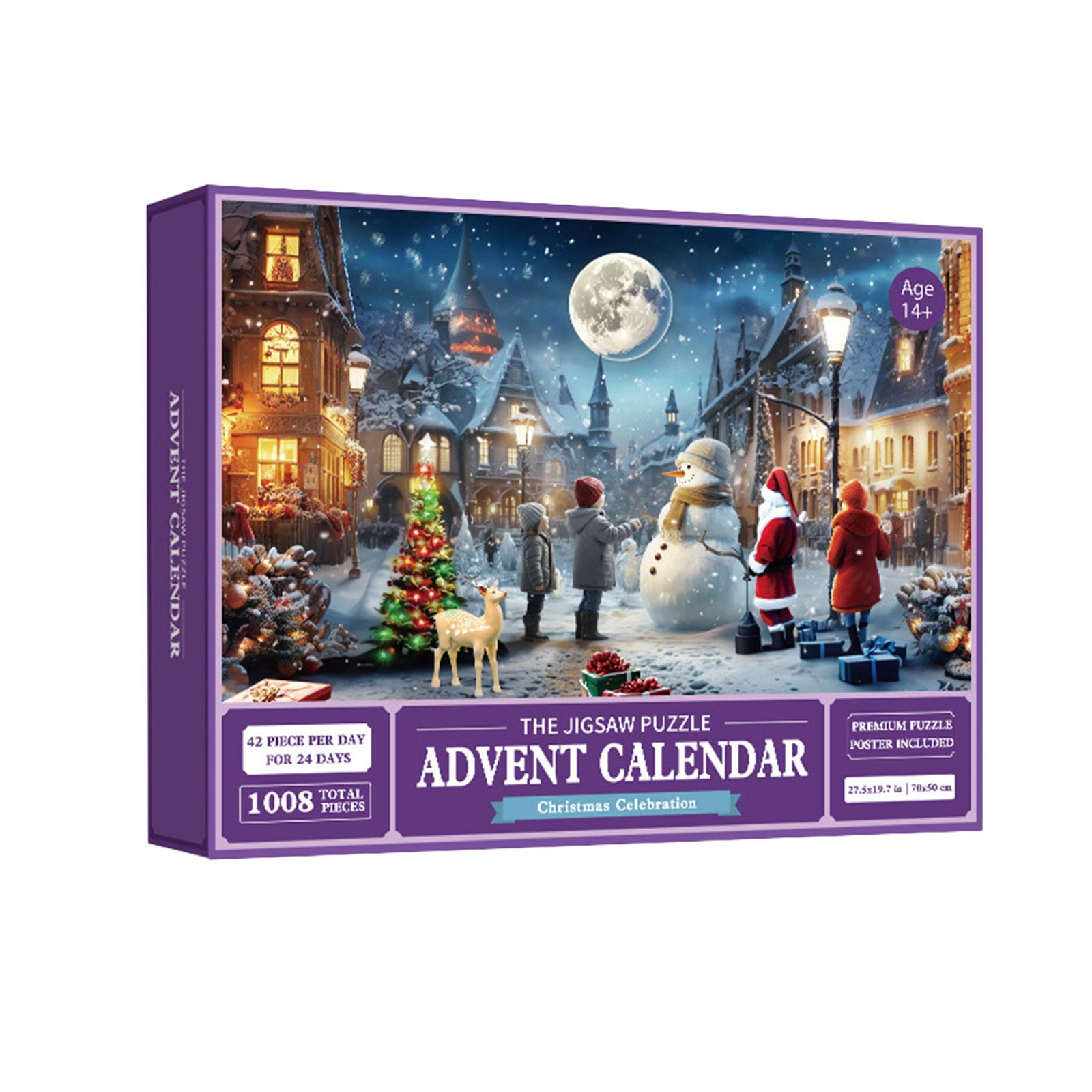 Advent Calendar 2025 Christmas Puzzles 24 Days Countdown Calendar