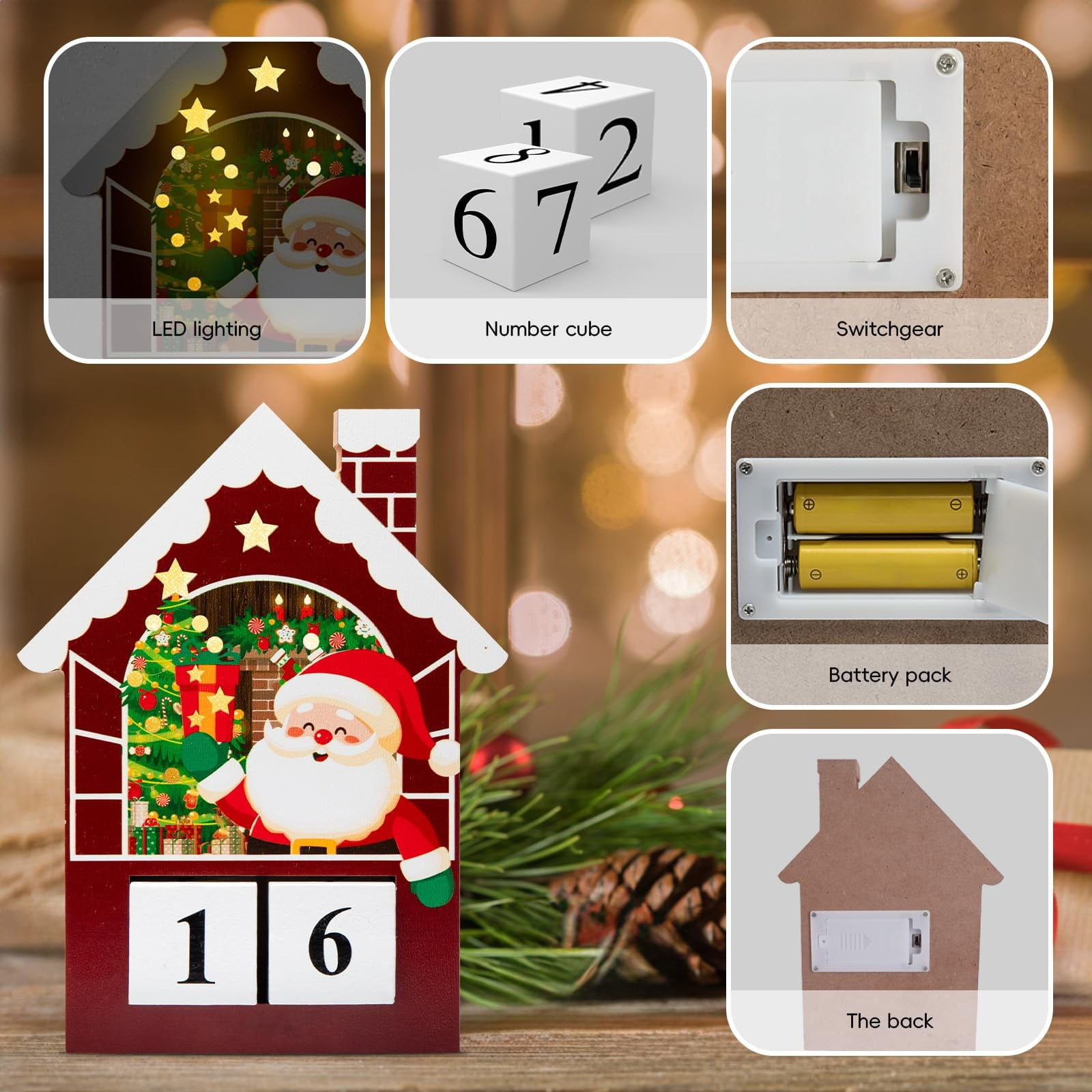 Advent Calendar 2024 Kids Christmas Decorations Christmas Countdown