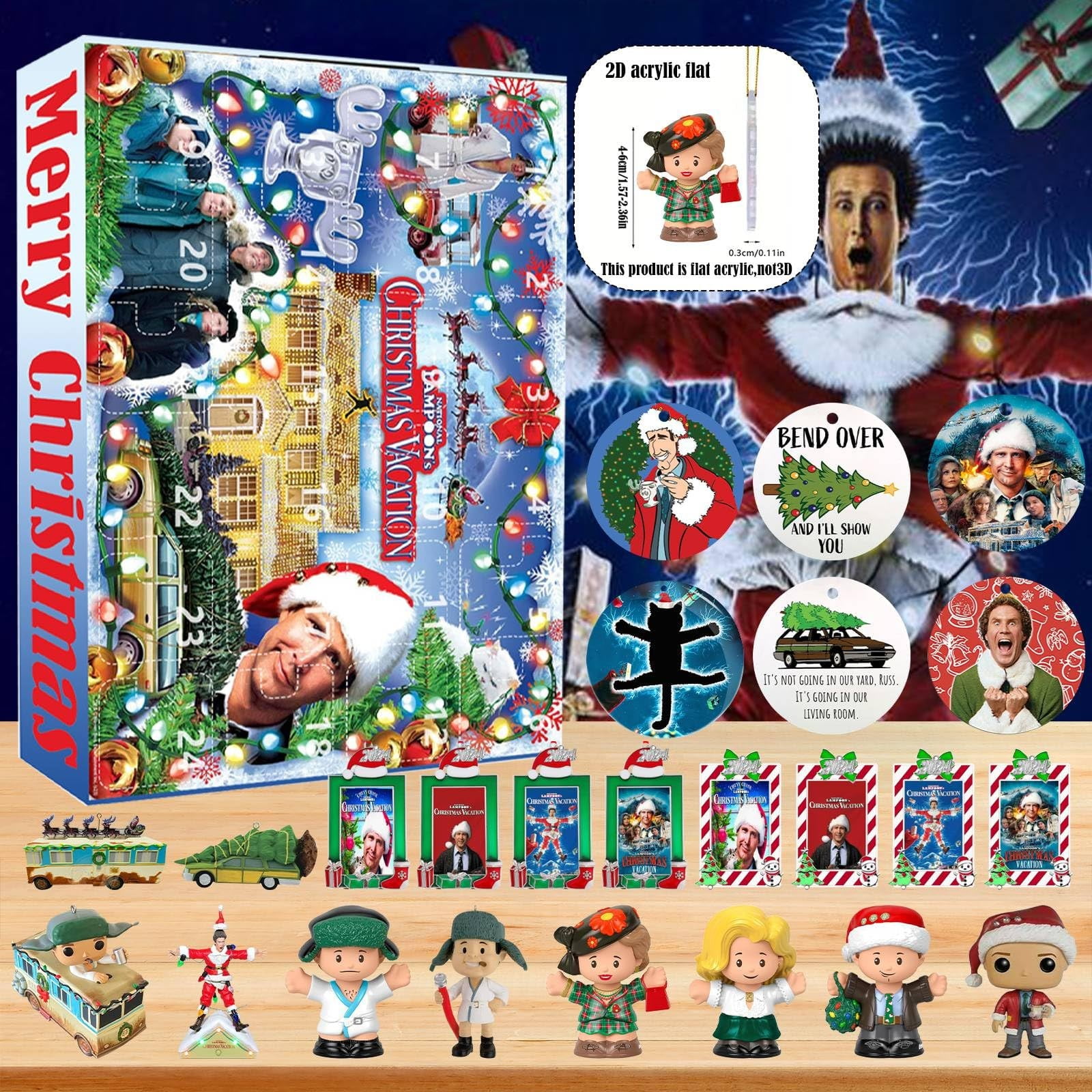 Advent Calendar 2024 Kids Christmas Vacation Advent 2D Advent Calendar