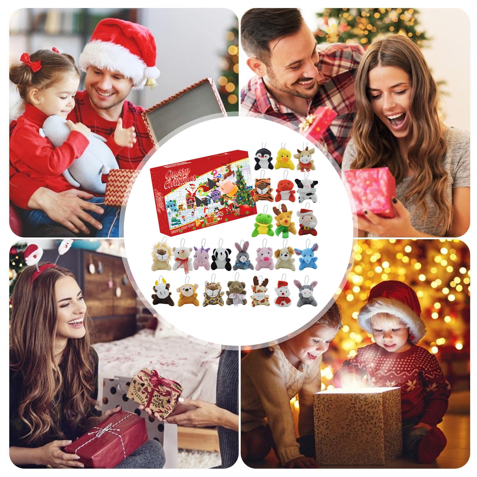 Advent Calendar 2024 for Kids Mini Animal Plush Toy with 24 Different Advent Calendar 2024 for Kids Mini Animal Plush Toy with 24 Different