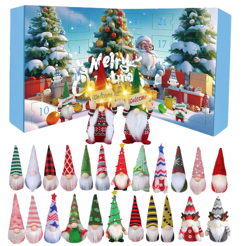 Advent Calendar 2025, 24 Days Christmas Countdown Calendar With 24 ...