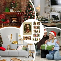 Advent Calendar 2025 Surprises Countdown Set Featuring 24 Puppy Figures for Holiday Celebrations