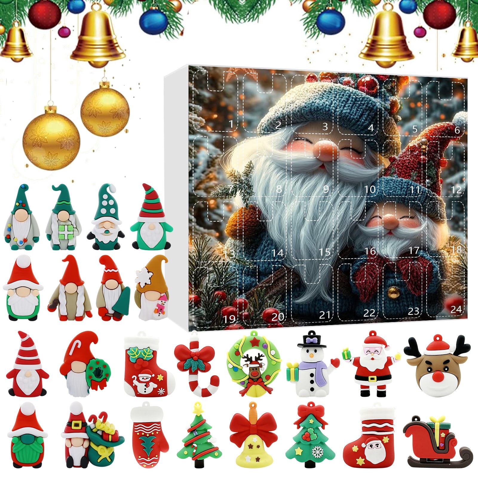 Advent Calendar 2025 - Christmas Countdown Calendar with 24 Collectible ...