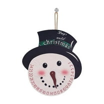 Advent Calendar 2025 Christmas Ornaments 24 Countdown,Surprise Gift Box,Wooden Hanging Ornament for Thanksgiving Wedding Party Holiday Birthday Decor,White-snowman