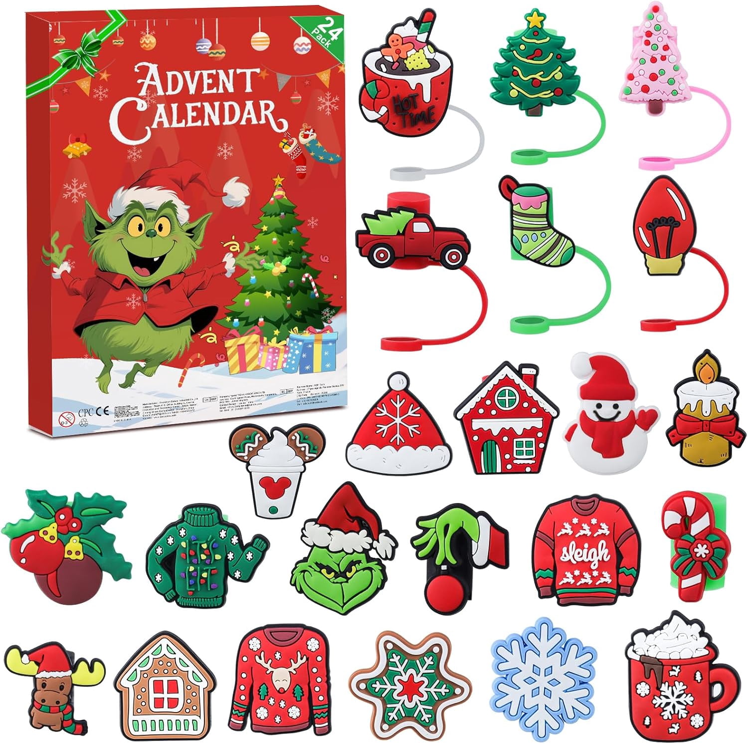 Advent Calendar 2025 Kids, 24 Days Christmas Countdown Calendar Contain ...