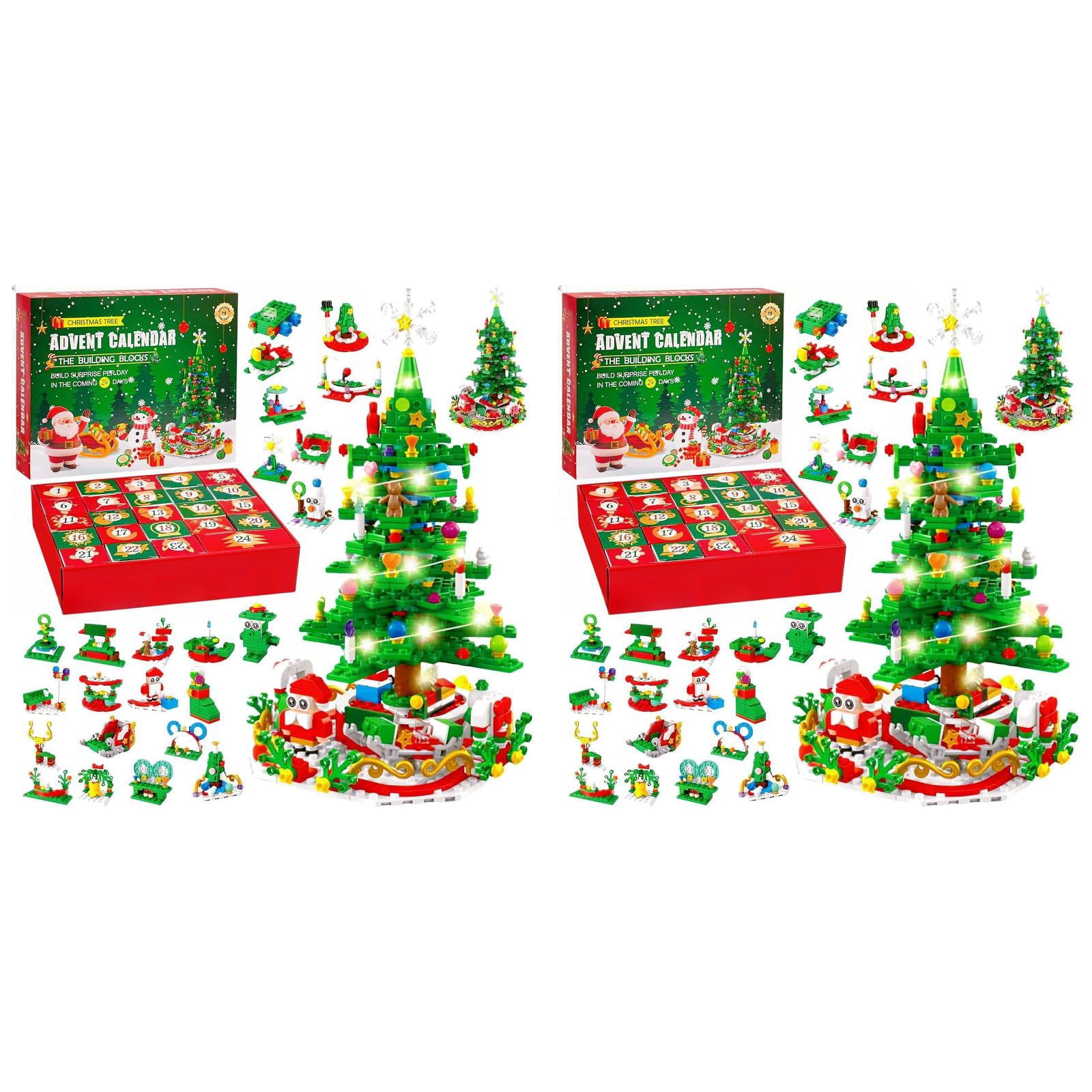 Advent Calendar 2025 Kids Building Blocks, 24 Days Countdown Blind Box ...