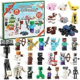 Advent Calendar 2025 Minecraft, 24 Days Toy Figures Building Blocks