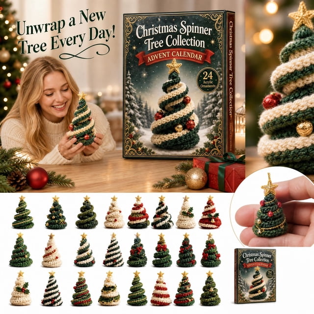 Tree Mini Poster Advent Calendar 2026 24 Days Of Christmas Tree Surprises 2026 Spinner ...