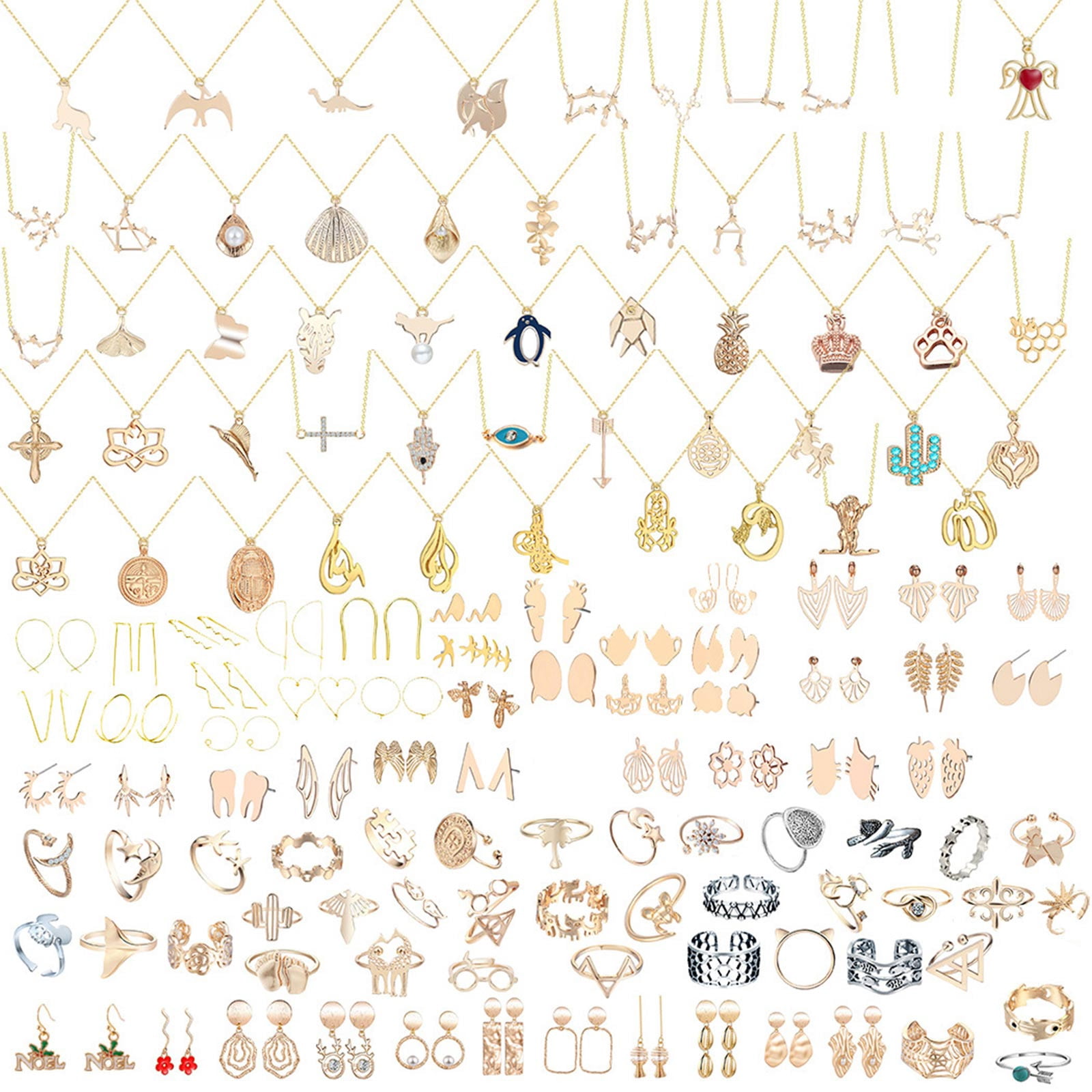 Advent Calendar 2026, 2D 24‑Day Fashion Jewelry Blind Box, Christmas ...